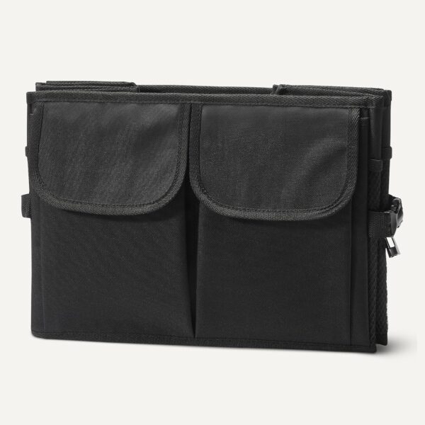 81Sv22J7LxL._AC_SL1500_.jpg Amazon Basics Trunk Organizer for Car, Multi-Compartment Car Storage, Foldable, 51L, Black