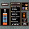 Gamer +, Screen Cleaner - Streak-Free Spray for Gaming Monitors, TVs, Laptops, Consoles, Controllers, Keyboards, Smartphones & Tablets - Removes Dust, Smears & Fingerprints - 250ml