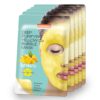 Purederm Turmeric Bubble Face Mask, Deep Cleansing for Anti-Aging and Revitalizing, Korean Skincare for Dull and Tired Skin (5 Pack)