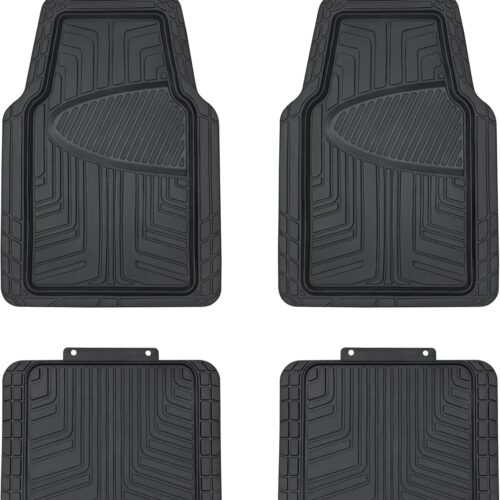 81Vr824vtL._AC_SL1500_.jpg Amazon Basics 4-Piece All-Season Rubber Floor Mat for Cars, SUVs and Trucks, Black