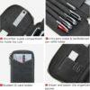 81VxvfjLewL._AC_SL1500_.jpg CONTACTS Genuine Leather Pen Case Handmade Vintage Pen Holder Zip Pouch for Men/Women Travel Elegant Office Desk Accessories Pencil Organizer Box Grey