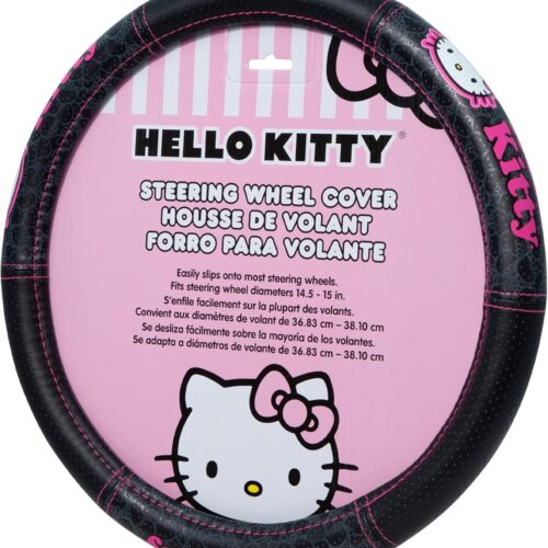 Plasticolor 006785R01 Hello Kitty Collage Speed Grip Steering Wheel Cover