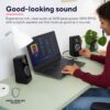 Trust Tytan 2.0 PC Speaker Set, USB Powered Sound System, Plug and Play Speakers, Bass Control, 36 W Peak Power, Wired Speakers for PC, Computer, Laptop, Tablet, Mac, Phone, Smartphone, TV - Black
