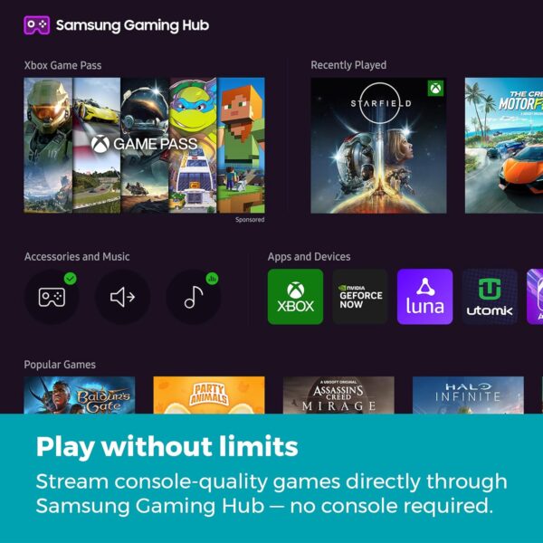 81Y8j8QAFsL._AC_SL1500_.jpg Cello C2426TZF 24-inch Tizen OS Smart LED TV/DVD, By Samsung, Gaming Hub, Pitch Perfect Speakers, Netflix, Bluetooth, UK Made, Ideal for Kitchen, Bedroom & Small Spaces