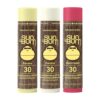 81YTLcV-PGL._SL1500_.jpg Sun Bum SPF 30 Sunscreen Lip Balm 3 Flavor Variety Pack - Coconut, Banana, Watermelon - Moisturizing Aloe Vera and Vitamin E - Vegan and Cruelty Free - UVA/UVB Lip Protection - 0.15 oz, 3 count
