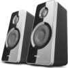 Trust Tytan 2.1 PC Speakers with Subwoofer, 120W (60W RMS), UK Plug, Sound System with Wired Volume Control, Jack 3.5 mm, Computer Speakers for PC, Laptop, TV, Tablet and Smartphone - Black