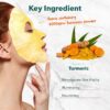 Purederm Turmeric Bubble Face Mask, Deep Cleansing for Anti-Aging and Revitalizing, Korean Skincare for Dull and Tired Skin (5 Pack)