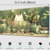 81aBAF5KML._AC_SL1500_.jpg Cute Kawaii White Cat Anime Green Plant Leaves Desk Mat Large Mouse Pad Gaming Desk Pad, XL Extended Mousepad Desk Accessories for Women Office Decor Long Laptop Keyboard Mouse Mat 31.5x11.8 in