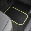 Sakura SS5308 Universal Car Mat Set, Lime