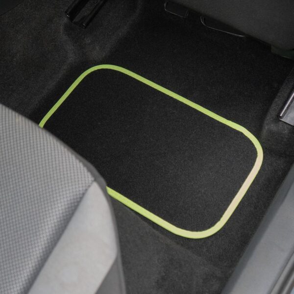 Sakura SS5308 Universal Car Mat Set, Lime