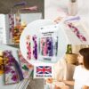 81dBkkrlkL._AC_SL1500_.jpg Pressed Flower Bookmarks (2 Pack) Clear Dried Floral Resin with Tassels Handmade Gift for Women, Students, Bookworms, Book Lovers, Accessories to Increase Reading Interest