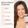 81fpaHwsHHL._AC_SL1500_.jpg iRestore Biotin Gummies 10,000 mcg - 3 Natural Fruit Flavors, Hair Vitamins Multi Supplement for Hair Skin and Nails for Women & Men, 60 Vegan Gummies, 30 Day Supply