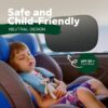 81gU16ytBnL._AC_SL1500_.jpg Car Window Shades For Baby • CERTIFIED UPF50+ UV Protection • DEKRA certified • Durable GSM105+ Nylon • Double Protection • Car Sun Shade For Baby • Universal Size