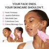 medicube PDRN Collagen Gua Sha Neck Wrinkle Cream | Built-In Gua Sha Massager with Volufiline 5% | Firming, Contour Care for the Look of Fine Lines, Jawline, Neck, Décolleté | Korean Skincare, 3.17 oz