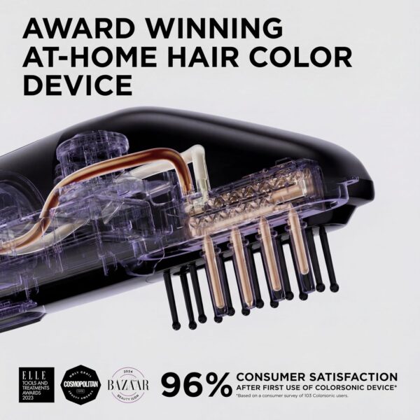 L'Oreal Paris Colorsonic Permanent Hair Dye Coloring Device for Root Touch Up, All Over Color, and Gray Coverage, Mistake-Free Application (Hair Color Cartridge Sold Separately)