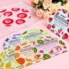 KONEUK 6 Pack Colorful Fruit Face Masks Skincare, Sheet Hydrating Face Mask, Collagen Facial Mask for Skin Care, Spa Birthday Party Supplies, Bulk Teacher Gifts, Graduation Gifts and Party Favors