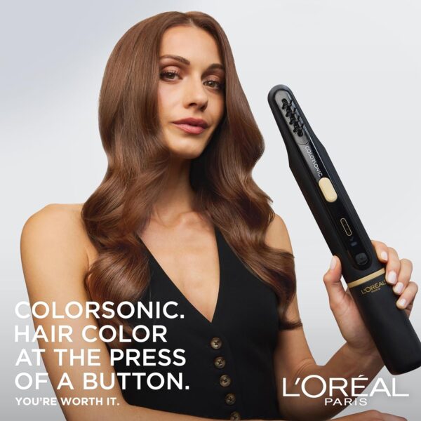 L'Oreal Paris Colorsonic Permanent Hair Dye Coloring Device for Root Touch Up, All Over Color, and Gray Coverage, Mistake-Free Application (Hair Color Cartridge Sold Separately)