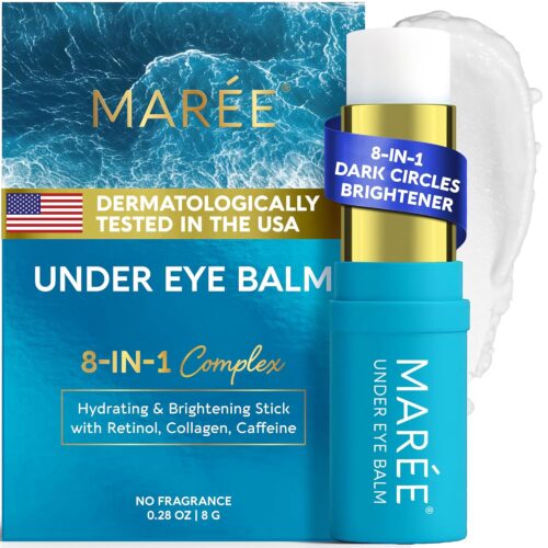 81oG-nvNpiL._SL1500_.jpg MAREE Under Eye Balm Stick Hydrating – Retinol Caffeine Under Eye Brightener Stick for Older Women – Collagen Undereye Cream for Dark Circles & Wrinkles – Skin Care Treatment Moisturizer