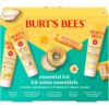 Burt's Bees Mothers Day Gifts Ideas - Essentials Everyday Set, 5 Travel Size Products - Deep Cleansing Cream, Hand Salve, Body Lotion, Foot Cream and Original Lip Balm
