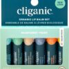 Cliganic Organic Lip Balm Set (6 Flavors) - 100% Natural Hydrating, Moisturizing for Dry Cracked Lips, Stocking Stuffer Gift for Men & Women