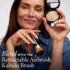LAURA GELLER NEW YORK Award-Winning Baked Balance-n-Brighten Color Correcting Powder Foundation – Handmade in Italy – Buildable Coverage, Matte Finish – For Mature & Sensitive Skin – 03 Light