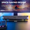 81sMXEpyeRL._AC_SL1500_.jpg Trust Gaming GXT 620 Axon RGB Illuminated Soundbar 12W, USB Powered, 3.5mm AUX, PC Speaker for Computer, Laptop, Smartphone, Tablet, TV - Black