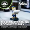 81u5c7LqKL._AC_SL1500_.jpg Cableguys Minis Fallout Big League Vault Boy Phone Stand & Earbuds Holder - Novelty Phone Stand for Desk and Bedside, In Ear Headphone Holder for Smartphone & Small Devices, Desk Decor Accessories