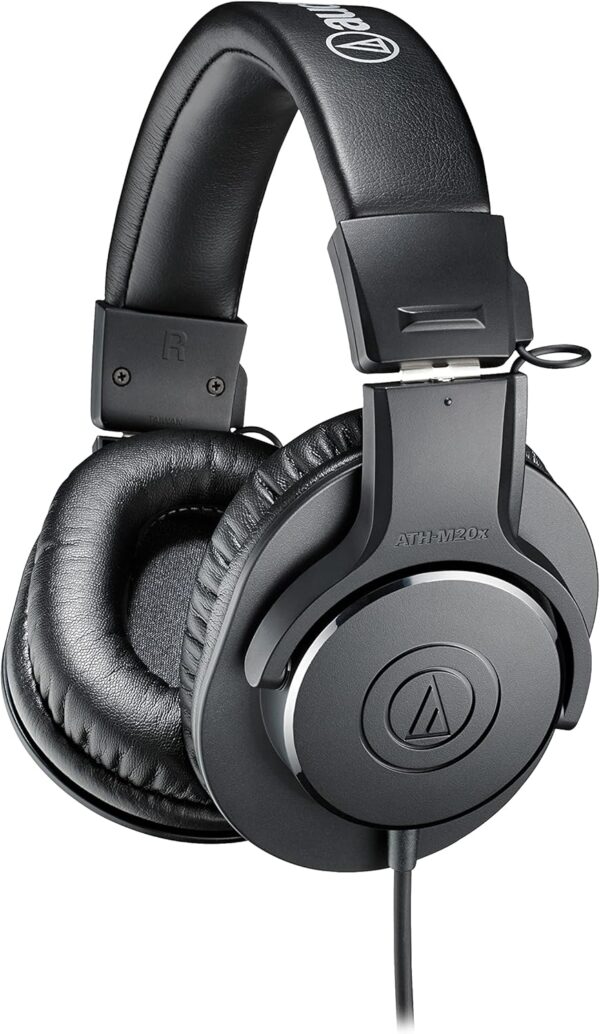 81zcnWFPwVS._AC_SL1500_.jpg Audio-Technica ATH-M20x Professional Studio Monitor Headphones, Black