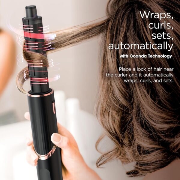9117fToK41L._AC_SL1500_.jpg Shark Hair Dryer | FlexStyle Hair Styling System | Portable & Powerful Blow Dryer Brush | Hair Curler & Volumizer | 6 Styling Tools Included | Best for All Hair Types | Black | HD440BK