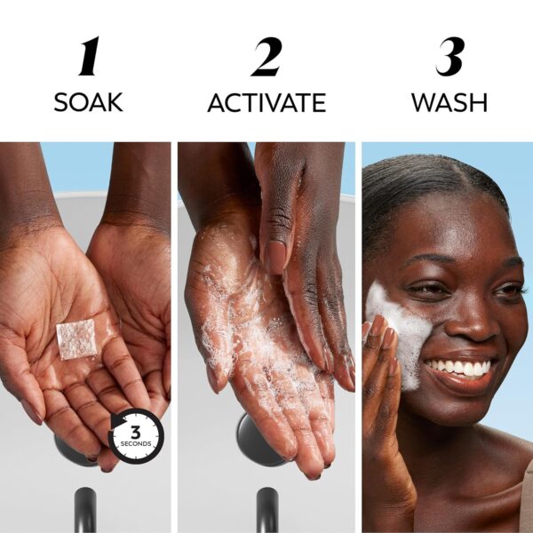 918BfTN5d0L._SL1500_.jpg Olay Cleansing Melts + Vitamin C Face Cleanser, 12ct, Water-Activated Face Wash Cleans, Tones, and Refreshes Skin