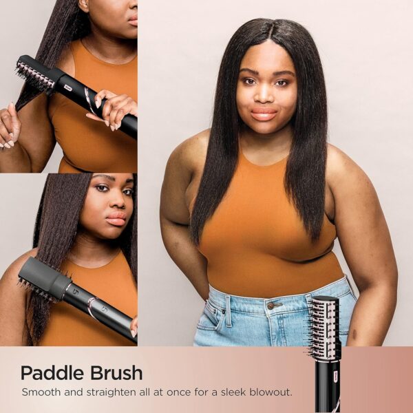 91IfOwM0cUL._AC_SL1500_.jpg Shark Hair Dryer | FlexStyle Hair Styling System | Portable & Powerful Blow Dryer Brush | Hair Curler & Volumizer | 6 Styling Tools Included | Best for All Hair Types | Black | HD440BK