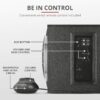 Trust Tytan 2.1 PC Speakers with Subwoofer, 120W (60W RMS), UK Plug, Sound System with Wired Volume Control, Jack 3.5 mm, Computer Speakers for PC, Laptop, TV, Tablet and Smartphone - Black