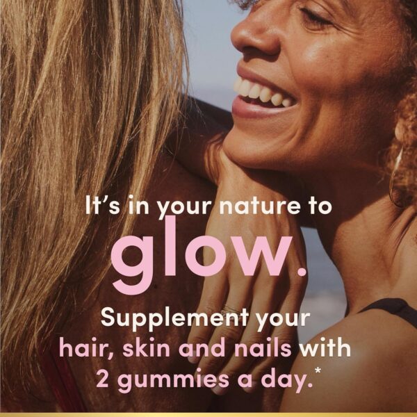 91Th2nsBtAL._AC_SL1500_.jpg Nature's Bounty Optimal Solutions Hair, Skin and Nails Pectin Gummies, 2500 mcg Biotin Per Serving, No Stick Gummy, Vegetarian Formula, Strawberry Flavor, 200 count, 100 Total Servings