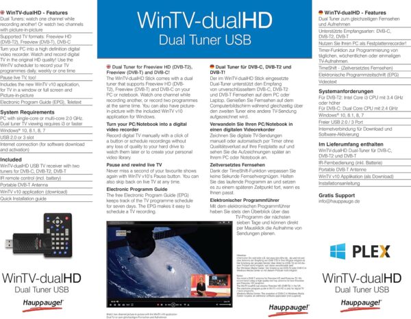 91a95bRjDaL._AC_SL1500_.jpg Hauppauge WinTV DualHD TV Stick with Remote Control Number Tuner 2