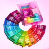 Freeman 14 Piece Love To Mask Variety Pack, Facial Masks For All Skin Types, Hydrate, Detoxify, & Clear Skin, Exfoliating Scrub, Bonus Headband and Skin Buffer, Face Masks Are Cruelty-Free & Vegan