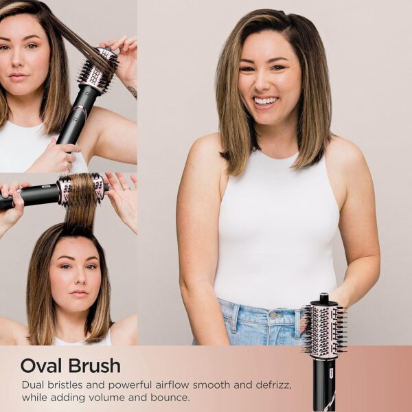 91rksrwMfmL._AC_SL1500_.jpg Shark Hair Dryer | FlexStyle Hair Styling System | Portable & Powerful Blow Dryer Brush | Hair Curler & Volumizer | 6 Styling Tools Included | Best for All Hair Types | Black | HD440BK